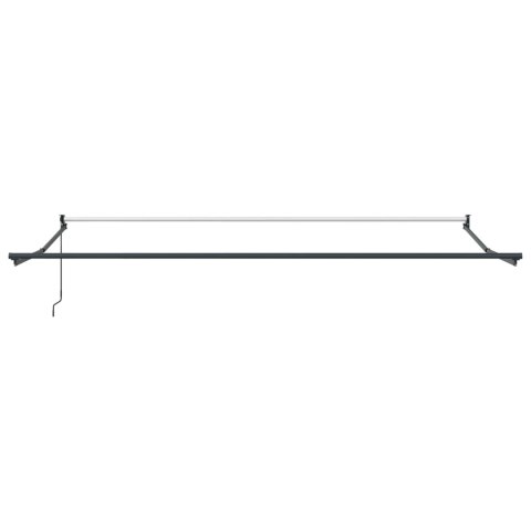 Markiza Czerwony i Biały 450 x 300 x 165 cm Poliester i Metal