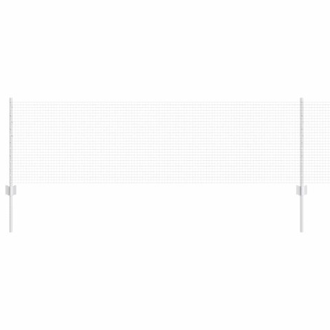 Ogrodzenie z słupkiem Srebrny 0,6 x 100 m Stal