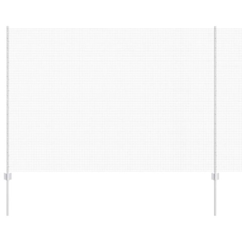 Ogrodzenie z słupkiem Srebrny 1,5 x 50 m Stal