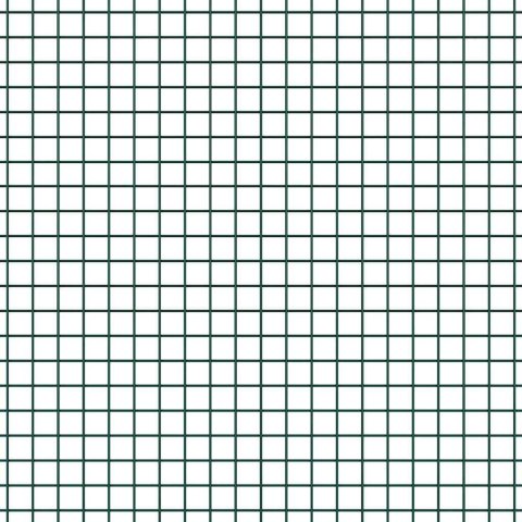 Ogrodzenie z słupkiem Zielony 1,5 x 50 m Stal i PVC
