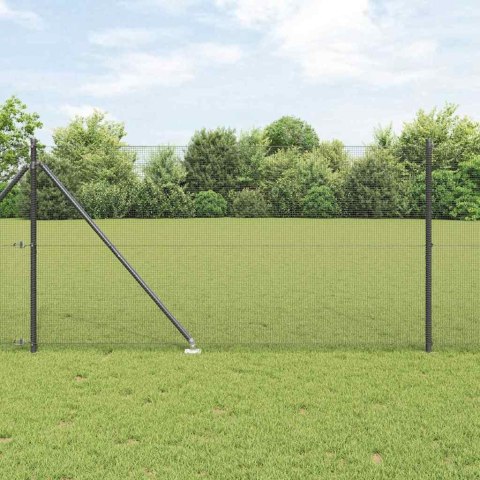 Słupek ogrodzeniowy. Szary 50 x 1 m (siatka 12 x 12 mm)