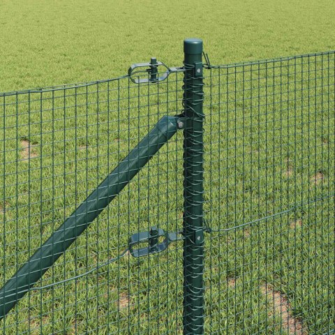 Słupek ogrodzeniowy. Zielony 100 x 0,4 m (16 x 16 mm siatka)