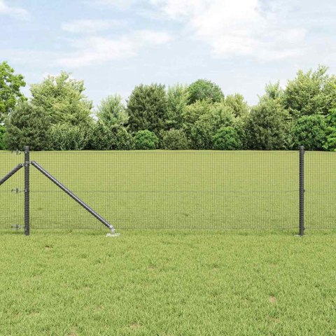 Słupek ogrodzeniowy. Szary 100 x 0,8 m (siatka 16 x 16 mm)