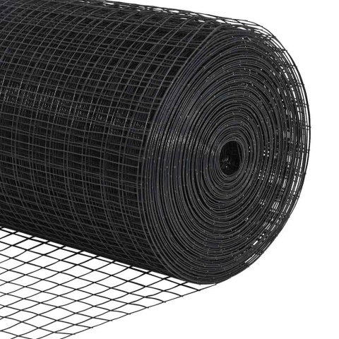 Słupek ogrodzeniowy. Szary 100 x 0,8 m (siatka 16 x 16 mm)