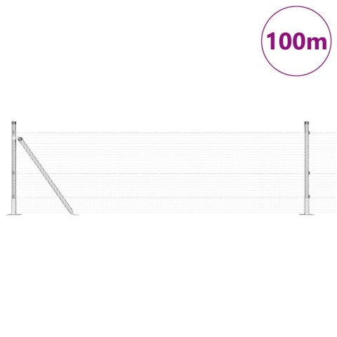 Słupek ogrodzeniowy. Zielony 100 x 0,6 m (siatka 19 x 19 mm)