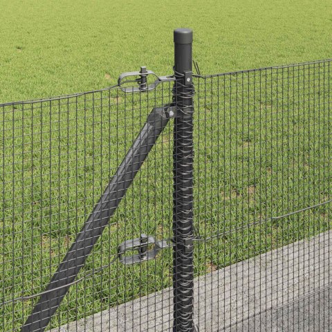 Słupek ogrodzeniowy. Szary 100 x 0,4 m (siatka 12 x 12 mm)