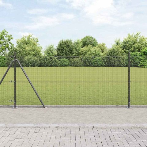 Słupek ogrodzeniowy. Szary 100 x 0,8 m (siatka 12 x 12 mm)