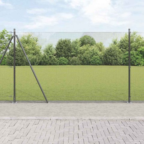 Słupek ogrodzeniowy. Szary 50 x 1,5 m (siatka 12 x 12 mm)