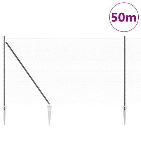 Słupek ogrodzeniowy. Szary