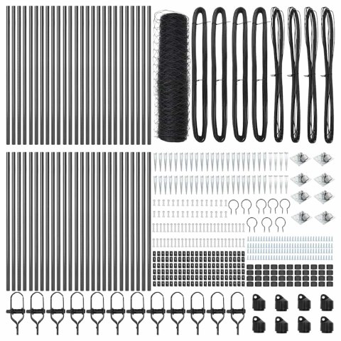 Słupek ogrodzeniowy. Szary