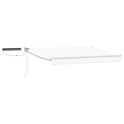 Elektryczna Rozkładana Markiza Biały 2,5 x 2 m