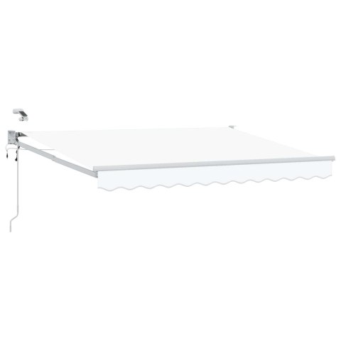 Elektryczna Rozkładana Markiza Biały 3,5 x 2 m