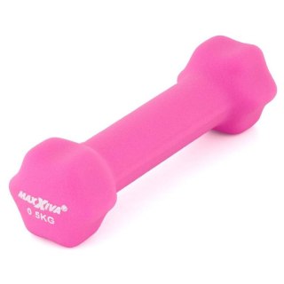 MAXXIVA Zestaw hantli z pokrowcem neoprenowym 2 x 0,5 kg, ró