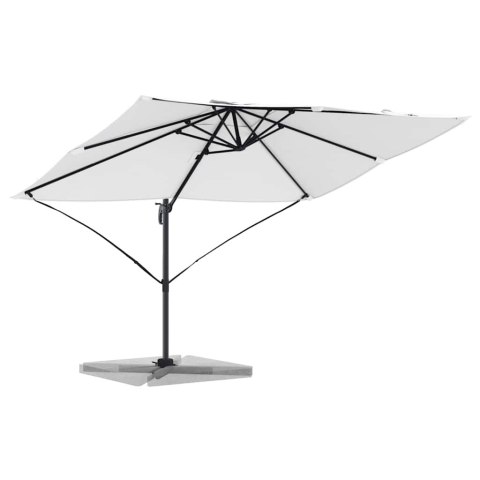 Parasol plażowy piaskowy 351 x 250 x 260 cm
