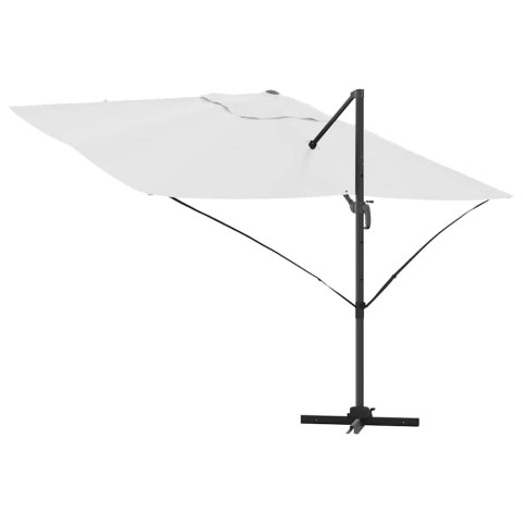 Parasol plażowy piaskowy 351 x 250 x 260 cm