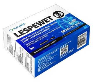 Eurowet Lespewet Wsparcie układu moczowego dla kota 60szt/5blistrów