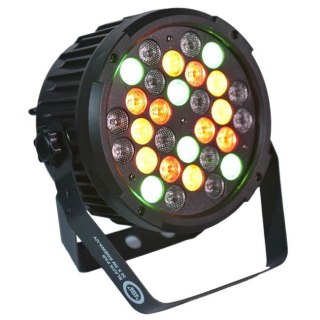 LIGHT4ME BLACK PAR 30x3W RGBA-UV LED - Reflektor sceniczny LED