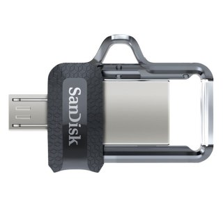 Pendrive SanDisk Ultra Dual Drive M3.0 SDDD3-032G-G46 (32GB; microUSB, USB 3.0; kolor szary)