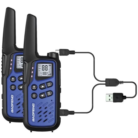Krótkofalówka Baofeng BF-T25E Dark Blue, 2 sztuki
