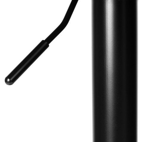 Krzesło barowe CYDRO BLACK welurowe czarne