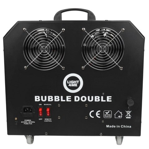 LIGHT4ME BUBBLE DOUBLE - Wytwornica baniek 300W, pilot bezprzewodowy