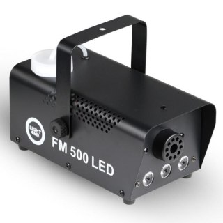 LIGHT4ME FM 500 LED V2 - Wytwornica dymu/mgły, pilot bezprzewodowy, moc 500W, efekt świetlny 3x1W RGB