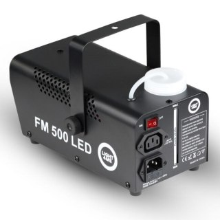 LIGHT4ME FM 500 LED V2 - Wytwornica dymu/mgły, pilot bezprzewodowy, moc 500W, efekt świetlny 3x1W RGB