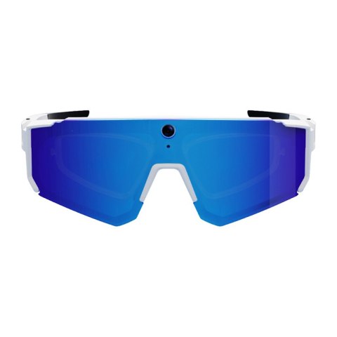 Sportowe okulary Colmi V06 AI Białe (z niebieskimi szkłami)