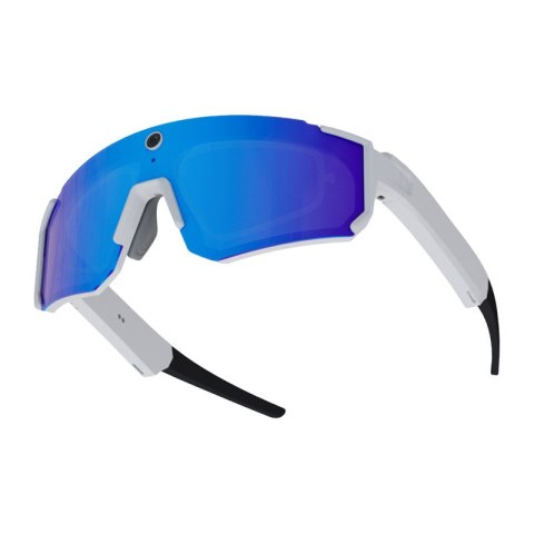 Sportowe okulary Colmi V06 AI Białe (z niebieskimi szkłami)