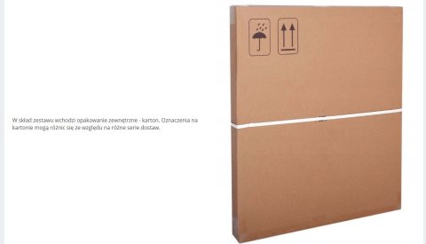 Zestaw cateringowy FETA WHITE stół 180 cm + 2 ławki