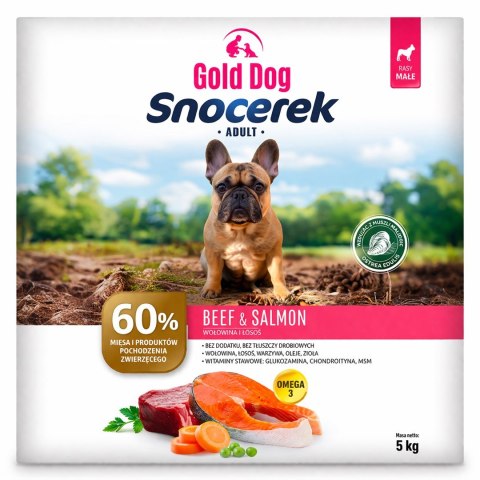 Gold Dog Snocerek Adult Beef & Salmon 5kg