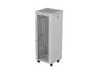 LANBERG SZAFA INSTALACYJNA RACK STOJĄCA 19" 32U 600X600 SZARA DRZWI PRZESZKLONE LCD (FLAT PACK) V2