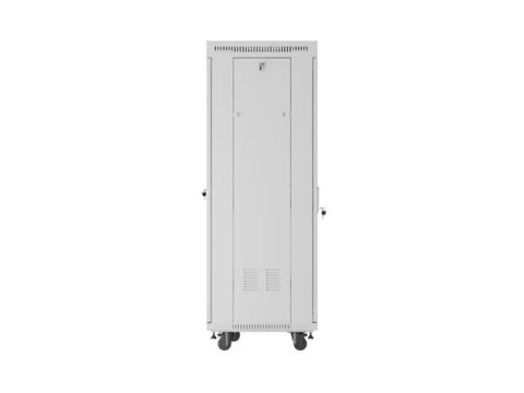 LANBERG SZAFA INSTALACYJNA RACK STOJĄCA 19" 32U 600X600 SZARA DRZWI PRZESZKLONE LCD (FLAT PACK) V2