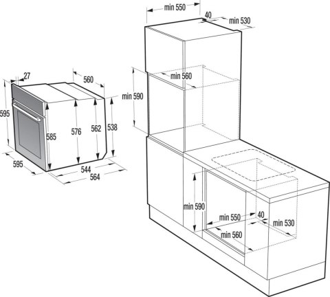 Piekarnik GORENJE BO6735E02BK