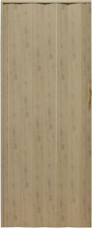 Drzwi harmonijkowe 001P-48G-90 wiąz mat G 90 cm