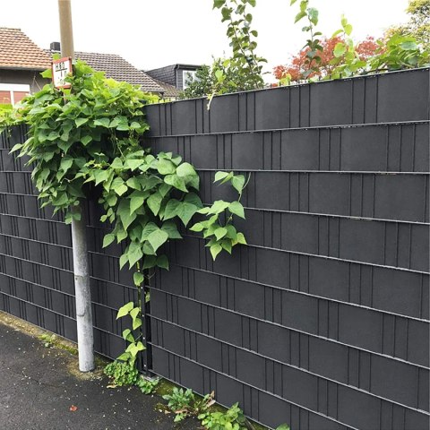 Taśma ogrodzeniowa 19cm X 35m grafitowa