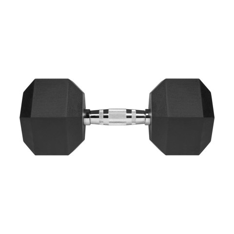 REBEL ACTIVE HANTEL ŻELIWNY GUMOWANY HEX 20KG RBA-2325-20