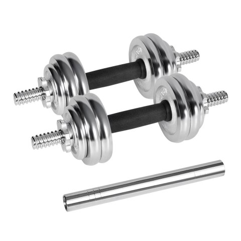 REBEL ACTIVE HANTLE REGULOWANE CHROMOWANE W WALIZCE Z GRYFEM, ZESTAW 15 KG