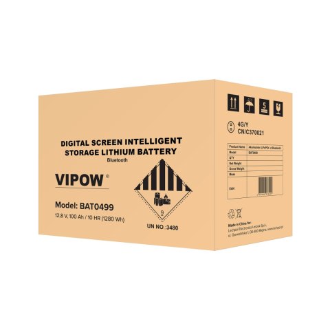 Akumulator LiFePO4 100Ah BMS Bluetooth