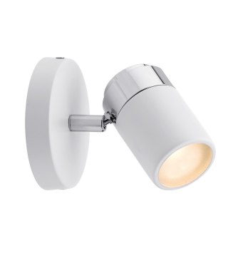 Oprawa ścienno sufitowa ZYLI GU10 max. 1x10W IP44 230V biały / chrom /metal