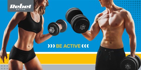 Obciążenie bitumiczne zestaw 2x10kg, otwór 31mm, REBEL ACTIVE
