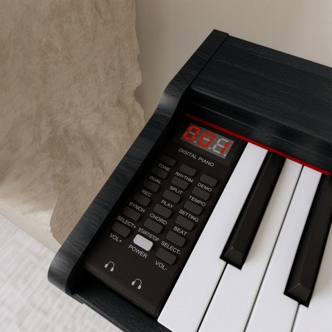 Pianino cyfrowe Kruger&Matz KMDP-45 , kolor czarny mat