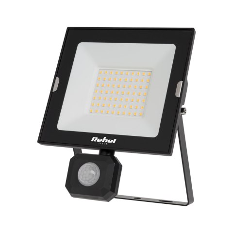 Reflektor LED naświetlacz Rebel 50W z sensorem ruchu i zmierzchu, 6500K