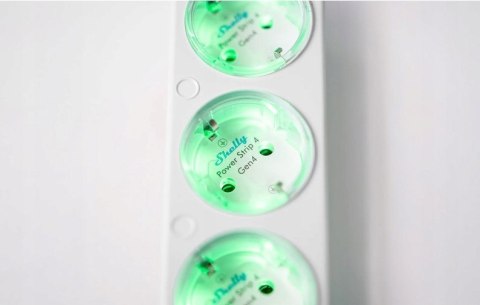 Inteligentna listwa zasilający Shelly Power Strip 4 Gen4 White