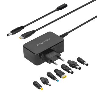 Zasilacz uniwersalny Kruger&Matz 45W z funkcją Power Delivery 7 końcówek