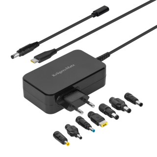 Zasilacz uniwersalny Kruger&Matz 90W z funkcją Power Delivery 7 końcówek