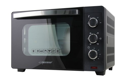 ESPERANZA MINI PIEKARNIK Z KONWEKCJĄ I ROŻNEM NAPOLI 1600W 25L EKO006N
