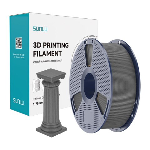 Filament SUNLU PLA High-Speed Marble 1.75mm 1kg (szary beton)