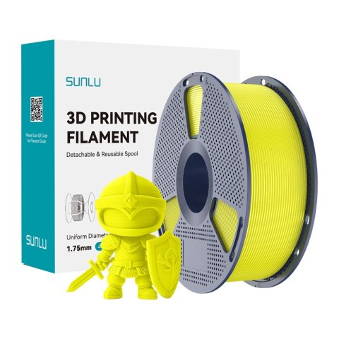 Filament Sunlu PLA+ (żółty)