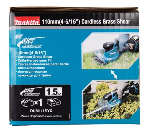 Nożyce do trawy Aku 18V 2w1 DUM111SYX MAKITA